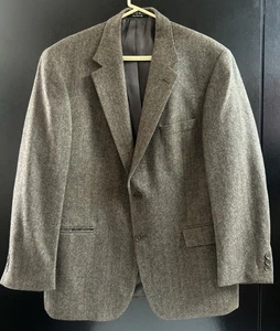 Gianfranco Ruffini Italy Brown Camel Hair Wool Blend Sport Coat Blazer 44R - Picture 1 of 7