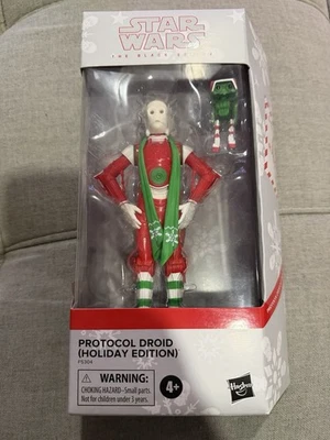 星球大战黑色系列假日版协议机器人 6 英寸可动人偶 2021 — 第 1/2 张图片