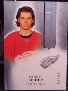 2021/22 THE CUP ROOKIE CLASS OF 2022 MORITZ SEIDER RC 242/249 Red Wings #2022-MS - Picture 1 of 5