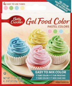 BETTY CROCKER GEL FOOD COLOR PASTEL - Picture 1 of 4