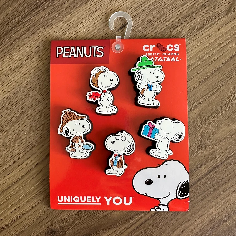 CROCS Jibbitz Pringles Limited Edition 5 Pack Food Charms Limited RARE