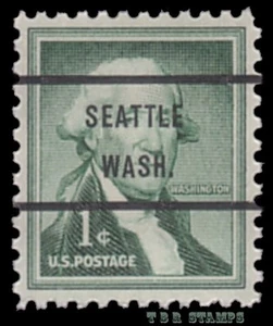1031b Washington 1c SEATTLE WASH. Bureau Precancel Liberty Issue MNH - Buy Now - Picture 1 of 1