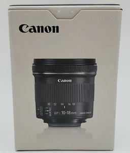 Canon EFS 10-18mm f/4.5-5.6 IS STM Zoom Lens 67mm - Picture 1 of 5