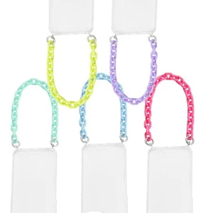 Chunky Ketten Charms, Kurze Handyketten in bunten Farben - Bild 1 von 6