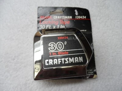 Craftsman NOS USA Heavy Duty Tape Measure, 1 in x 30 ft - Part # 39434 - Image 1 of 4