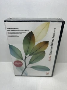 Adobe Creative Suite 2 Premium Windows Student Licensing Acrobat Dreamweaver NEW - Picture 1 of 3