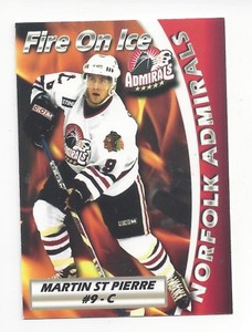 2005-06 Norfolk Admirals (AHL) Martin St. Pierre (Sheffield Steelers)