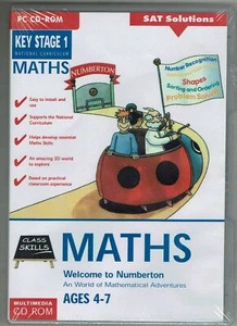 Maths: Welcome To Numberton: Key Stage 1 CD-ROM for PC - Picture 1 of 3