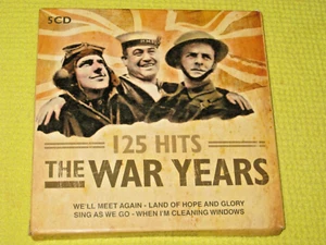 125 Hits Die Kriegsjahre 5 CD Album neu versiegelt Jazz Sinatra Doris Day Peggy Lee - Bild 1 von 2