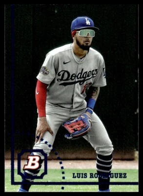 2022 Bowman Heritage Prospects Luis Rodriguez Rookie Los Angeles Dodgers #BHP-70 - Image 1 of 2