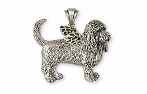 Pbgv Petit Basset Griffon Vendeen Angel Pendant Jewelry Silver Handmade Dog Pend
