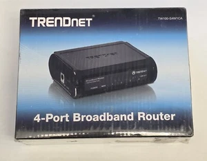 Nuovo router cablato TRENDnet TW100-S4W1CA 4 porte 10/100 (DHTW100S4W1CA) - Foto 1 di 1