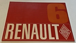 Brochure de vente RENAULT 6  - Non Daté - Bel Etat. - Bild 1 von 6
