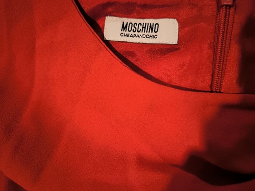 Abito midi Moschino manica lunga