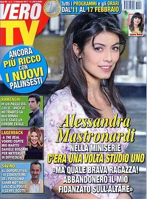 Vero Tv 2017 6#Alessandra Mastronardi,Luca Turco,Filippa Lagerback,Anna Moroni,j - Immagine 1 di 4