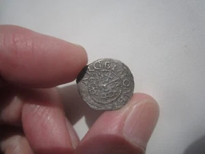 ESCASO AÑO 1568 RIGA CIUDAD LIBRE, POLONIA, LETONIA CHELÍN - Imagen 1 de 2