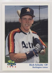 1992 Classic Best Burlington Astros Rich Schulte #24