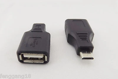 10pcs F/M USB 2.0 A Female To Micro USB B 5 Pin Male Plug OTG Adapter Converter - Image 1 of 4
