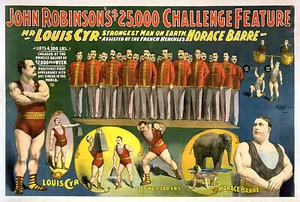 John Robinson 1898 Challenge  Circus  Poster Print  17 x 11  Giclee Print - Picture 1 of 1