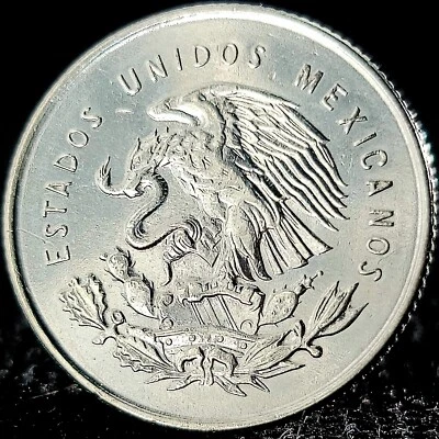 *Beautiful* Authentic Mexico 25 Centavos .300 Fine Silver Coin "Cap and Scales"  - Image 1 of 4