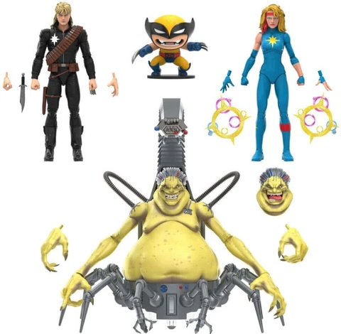 Marvel Legends Mojoworld Longshot Dazzler Wolverine Multipak Ultralimited Hasbro Cover