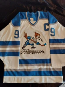 RARE WAYNE GRETZKY 1992 AUTHENTIC BAUER PRO WEAR PHOENIX ROADRUNNERS IHL JERSEY - Picture 1 of 12