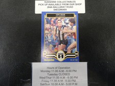 1986 SCANLENS CARD NO.51 COLLINGWOOD TONY SHAW