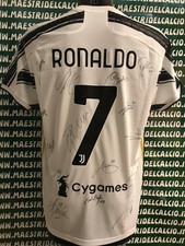 MAGLIA GARA HOME SERIE A 'RONALDO 7' AUTOGRAFATA JUVENTUS JUVE 20/21