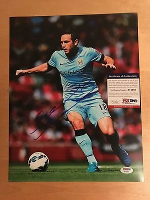 Foto firmada 11x14 del jugador de fútbol Frank Lampard Frank Lampard del New York FC/DNA con PSA/DNA Foto 1 de 3