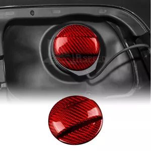 Cubierta roja de fibra de carbono real para Porsche Macan Panamera Taycan - Imagen 1 de 10