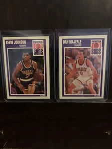 Kevin Johnson & Dan Majerle 1989 Rookie Cards. Phoenix Suns - Picture 1 of 2
