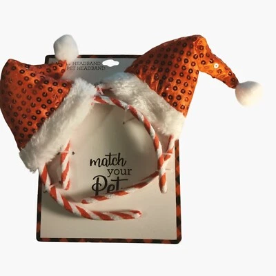 Tiaras de Natal para chapéu de Papai Noel tamanho único lantejoulas pele sintética feriado - Imagem 1 de 4