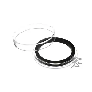 Air-Tite High Relief 40mm Black Ring Coin Capsules for 2oz Silver Koala, 10 Pack - Picture 1 of 3