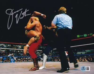 Governor Jesse Ventura Signed 8x10 Photo BAS COA WWE AWA Predator Picture Auto A - Image 1 of 4