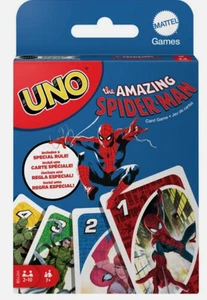 Mattel Games UNO Spider-Man Juego de Cartas Clásico Marvel NUEVO - Imagen 1 de 7