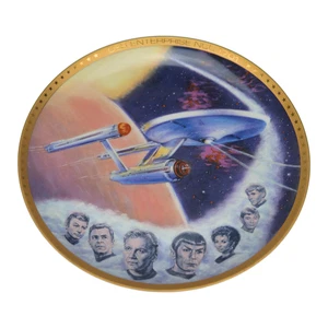 Vintage Hamilton Collection Star Trek USS Enterprise NCC 1701 Zierteller - Bild 1 von 6