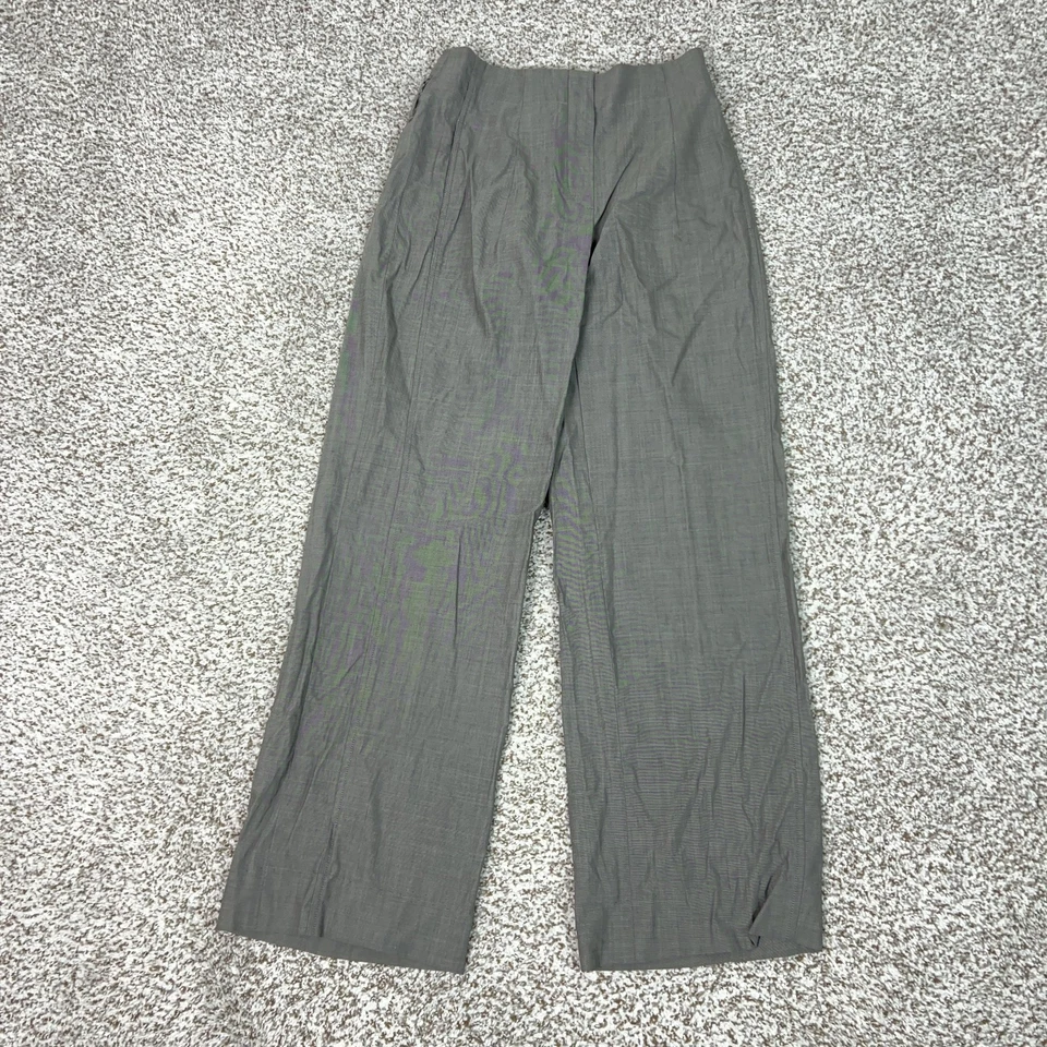 Pantalones Brunello Cucinelli Mujer 6 Gris Tiro Alto Pierna Ancha Pantalón Italia Gunex Foto 1 de 4
