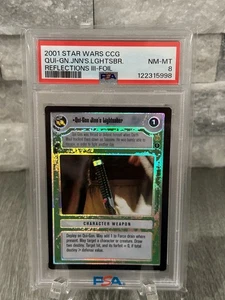 Sable de luz Qui-Gon Jinn (versión IA) - Lámina - Reflections III Star Wars CCG - Imagen 1 de 2