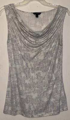 女式 Banana Republic 背心上衣灰色 M 中号 — 第 1/4 张图片