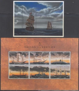 ANGOLA Sc#962.964 MNH HOJA de 6 DIFF + S/S DE ENVÍOS CLÁSICOS - Imagen 1 de 1