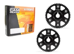 Titan Motorsports PRO-SERIES Cam Gears For 1993-98 Toyota Supra 2JZGTE Black - Picture 1 of 1
