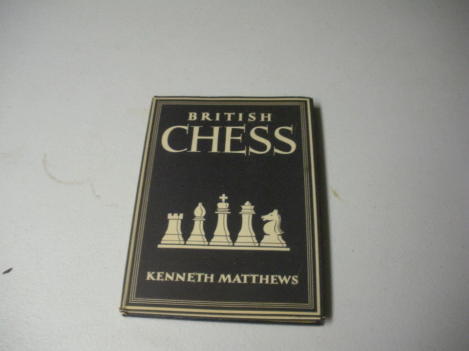 British Chess HC/DJ by Kenneth Mathews 1948 First Edition Illustated - Image 1 of 4
