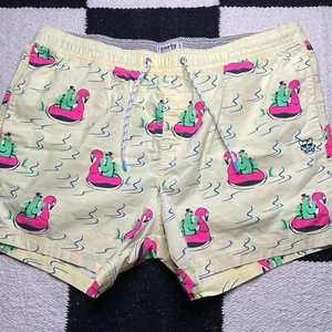 Party Hose Fluss Dino Badeanzug Shorts 5" Größe 2XL - Bild 1 von 8