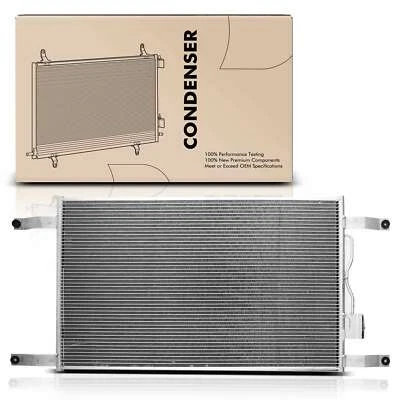 Condensador de aire acondicionado con soporte para Freightliner Classic Columbia FL60 FLD112 LT7500 Foto 1 de 4
