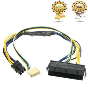 12 Zoll ATX Haupt 24 Pin auf 6 Pin PCI-E Netzteil Kabel 18 AWG - Bild 1 von 4