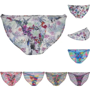 Mens Stretchy Bikini Bodybuilding Briefs Floral Posing Bulge Underwear - Picture 1 of 14