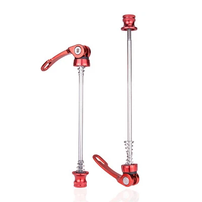 2PC Bike Axle Quick Release Skewer MTB Road Bicycle Front Rear QR Axle Wheel Hub - Image 1 of 4