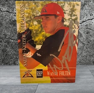 2005 Tribuna Salem-Keizer Vulcani Wayne Foltin Autografo AUTO - Foto 1 di 2