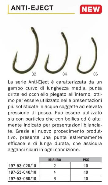 Kkarp AMI AMO Anti - Eject SPECIALE CARP FISHING MISURA 6 K-karp