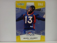 2008 Score Gold Zone Denver Broncos Football Card #87 Keary Colbert /400